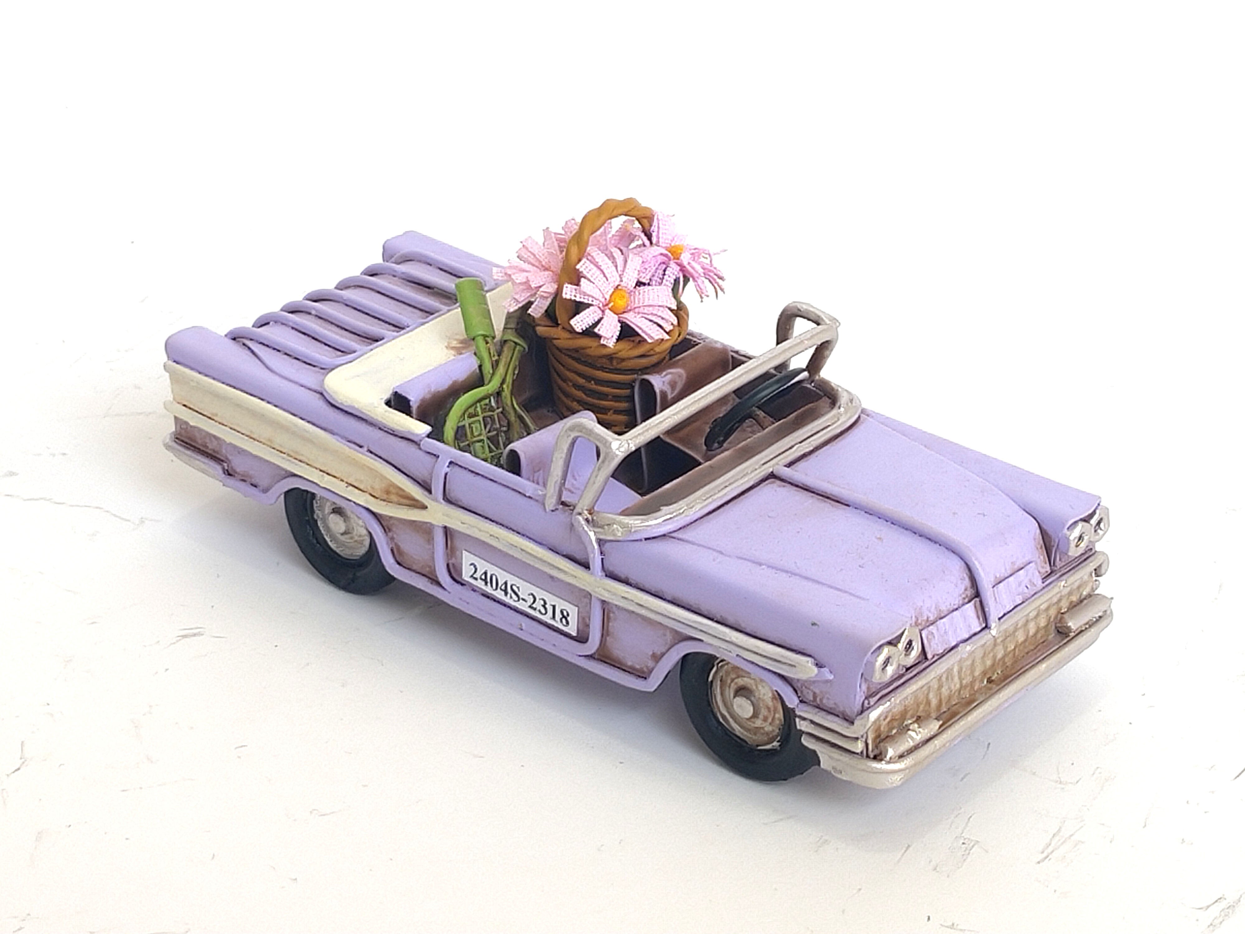 Vintage Convertible with Decoration Mint & Lavender