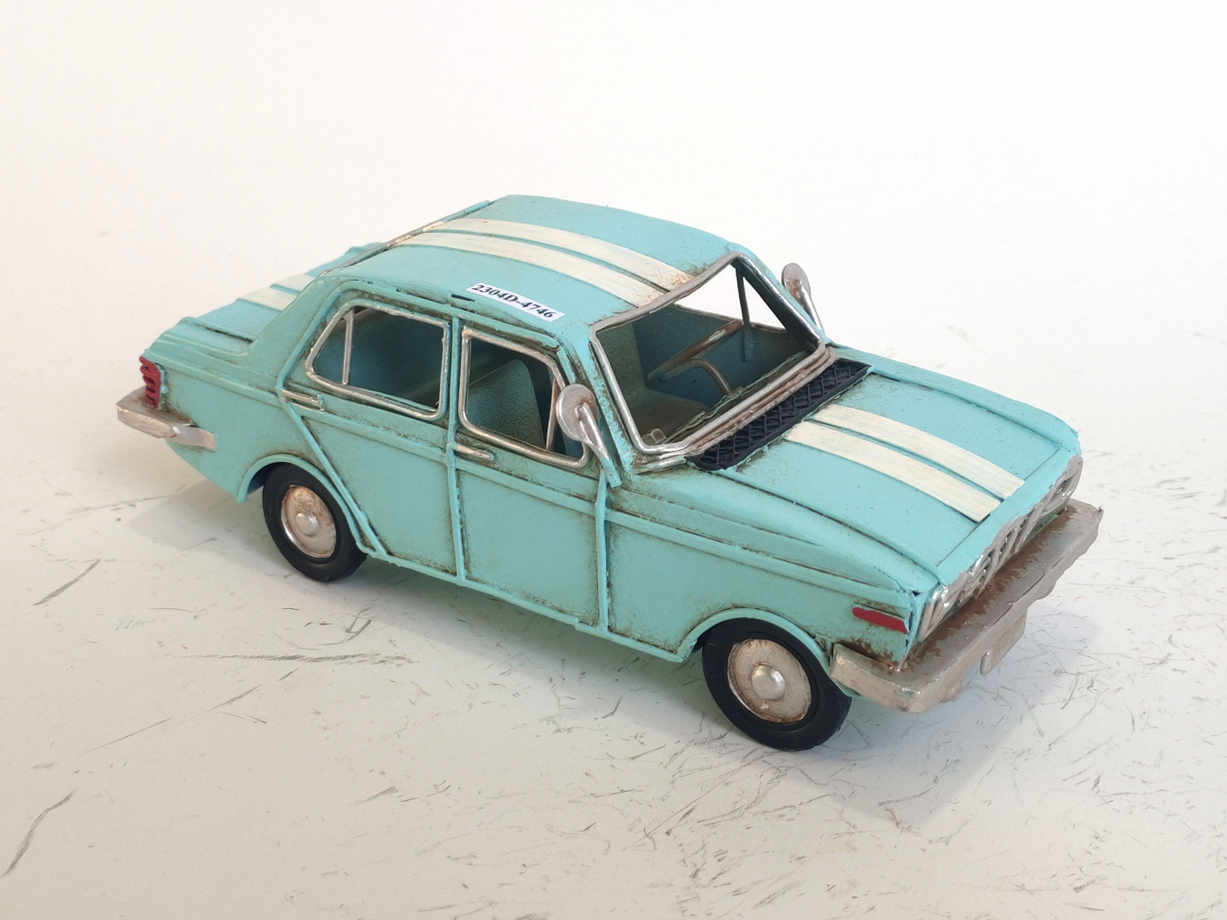Vintage Metal Classic Mustang Teal