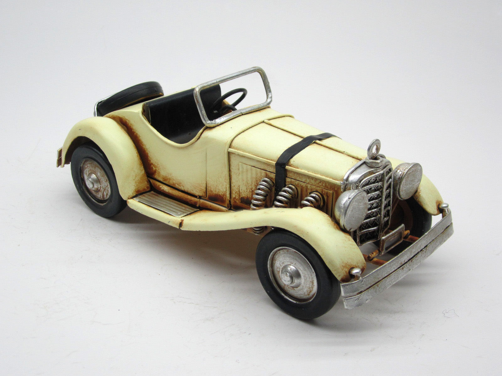 Vintage Metal Roadster Cream