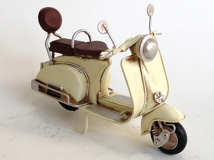 Vintage Metal Scooter Red & White